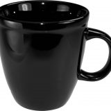Mocha Mug, Black - Vitrified - 17 Oz.