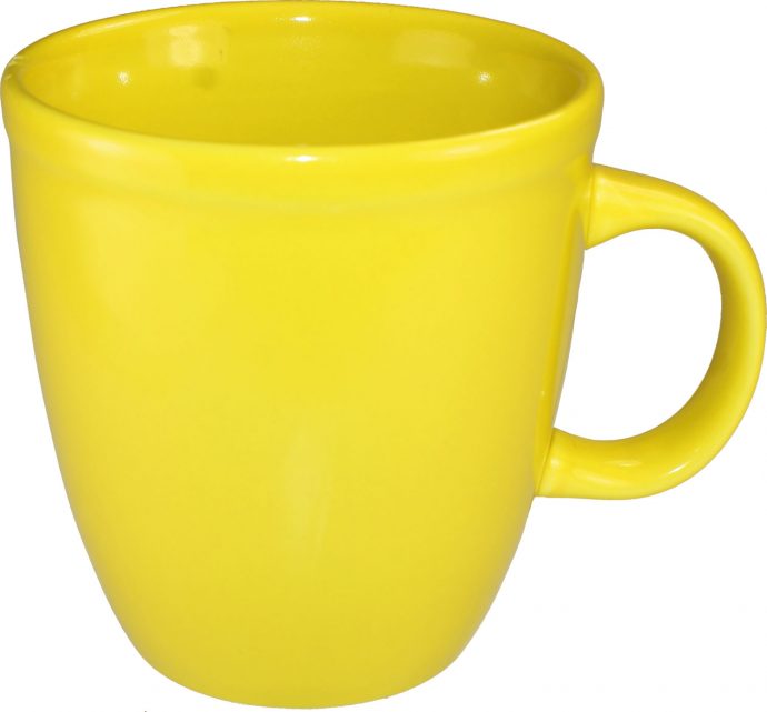 Mocha Mug, Lemon - Vitrified - 17 Oz.