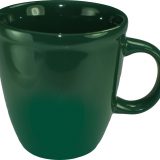 Mocha Mug, Green - Vitrified - 17 Oz.