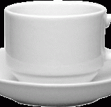  Cappuccino Cup & Saucer - 6 Oz.