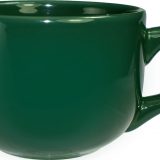 Latte Cup- Green-Vitrified - 16 Oz