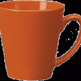 Funnel Cup, Tangerine - Vitrified - 12 Oz