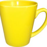 Funnel Cup, Yellow - Vitrified - 12 Oz