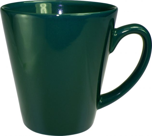 Funnel Cup, Green - Vitrified - 12 Oz