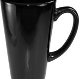 Funnel Cup, Black - Vitrified - 16 Oz.