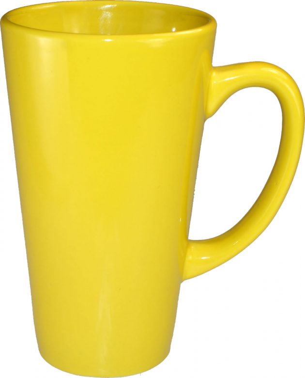 Funnel Cup, Yellow - Vitrified - 16 Oz.
