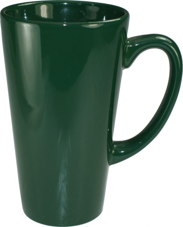 Funnel Cup, Green - Vitrified - 16 Oz.
