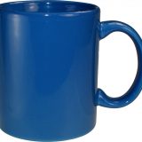 C - Handle Mug, Light Blue-Vitrified - 11 Oz