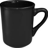 Toledo Mug, Black - Vitrified - 8.5 Oz