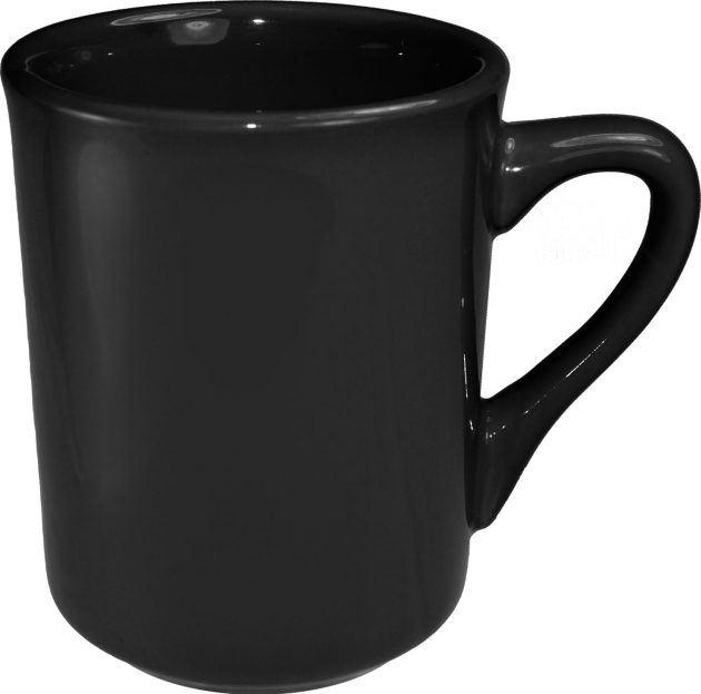 Toledo Mug, Black - Vitrified - 8.5 Oz