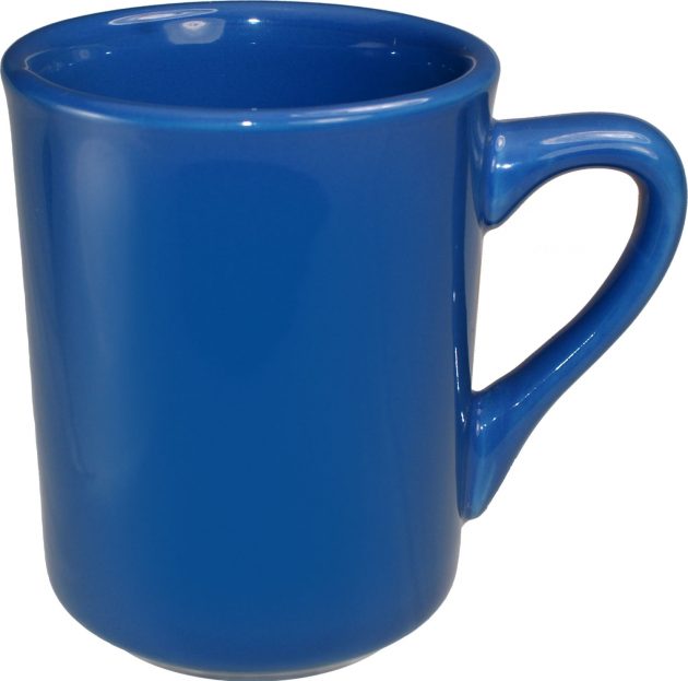 Toledo Mug, Light Blue - Vitrified - 8.5 Oz