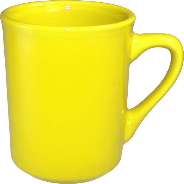 Toledo Mug, Yellow - Vitrified - 8.5 Oz