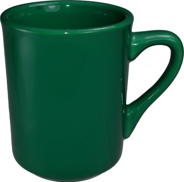 Toledo Mug, Green - Vitrified - 8.5 Oz