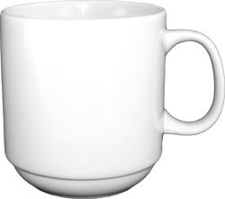 Porcelain Low Cup - 7 Oz.