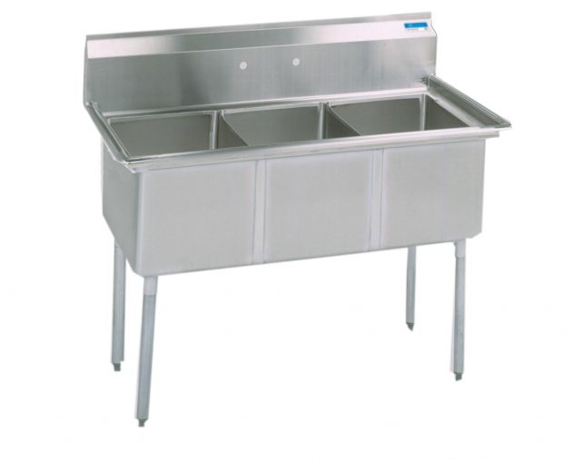 THREE (3) COMPARTMENT SINK