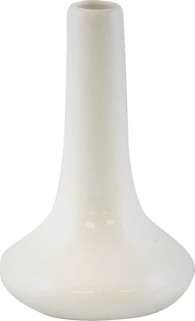 Bud Vase - European White 5 3/8"