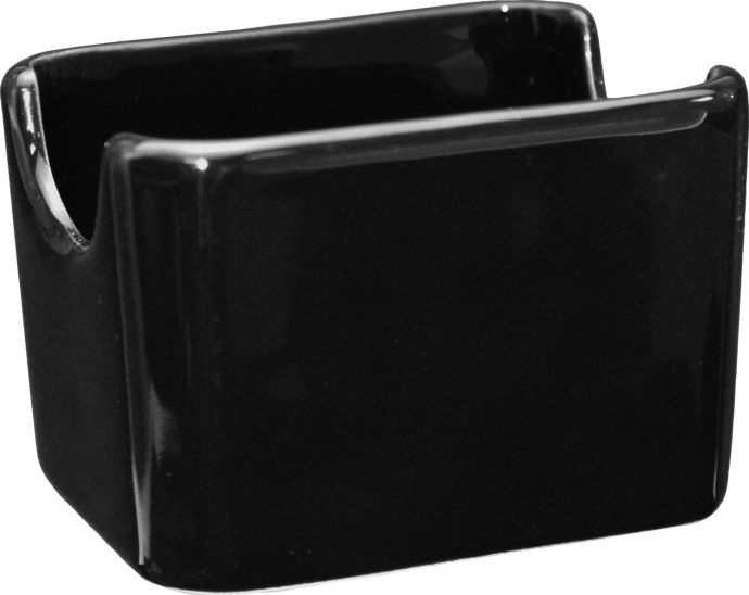 Sugar Packet Holder - Black 2 3/8" H