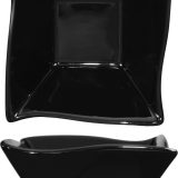 Wave Fruit Dish, 11 oz. - Black 4 3/4"