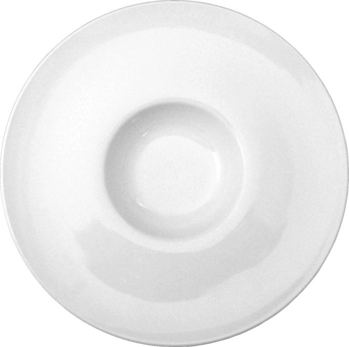 Deep Well Wide Rim Bowl, 8 oz. bowl, 3 1/4" rim 11 1/4"