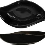 Leaf Fruit Dish, 2.5 oz. - Black 5 1/8" x 3"