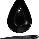 Tear Drop Fruit Dish, 3.5 oz. - Black 5 1/2" x 3 1/2"