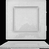 Square Dish, 9 3/4", Clear Glass