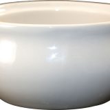 12 OZ. American White Onion Soup Crock 5 1/4"