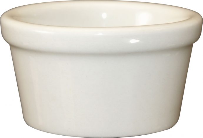 RAM-25-AW,  2 1/2 Oz. American White Ramekin 1.5"X3"X2.25"