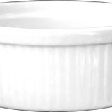 RAMF-10-EW,  8 Oz Fluted European White Ramekin 8 Oz