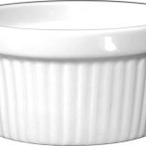 RAMF-4-EW,  4 Oz Fluted European White Ramekin 3 5/8X2 4 Oz