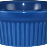 RAMF-4-LB,  4 Oz Fluted Light Blue Ramekin 4 Oz