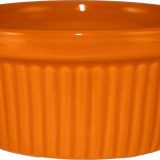 RAMF-4-O,  4 Oz Fluted Orange Ramekin 4 Oz