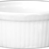 RAMF-8-EW,  6 Oz Fluted European White Ramekin 6 Oz