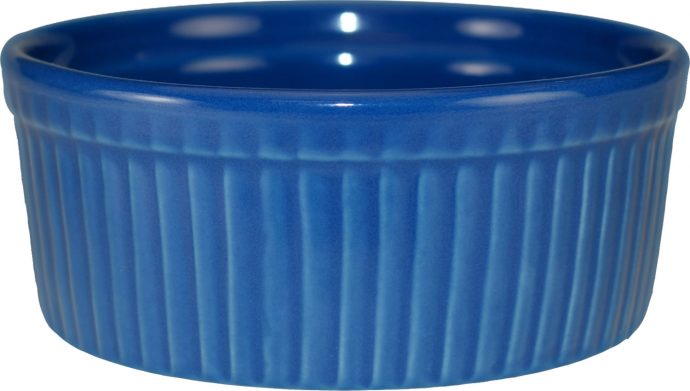 RAMF-8-LB,  6 Oz Fluted Light Blue Ramekin 6 Oz