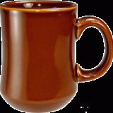 8  OZ. Caramel Princess Mug - Vitrified