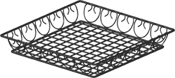 WB-213,  Wire Basket - Square 13"