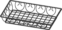 WB-215,  Wire Basket - Rectangle 14" X 7 1/2"