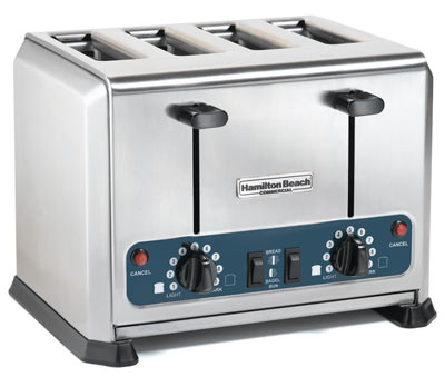 Commercial 4-Slot Heady Duty Toaster, 220v