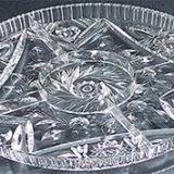 Crystalware 12 1/2 " Round Cake Tray