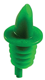 Economy Plastic Pourer, No Collar - Green