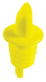 Economy Plastic Pourer, No Collar - Yellow