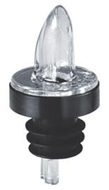 Clear Plastic Pourer, with Collar