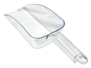 Ice Scoop, 24 oz Clear Polycarb