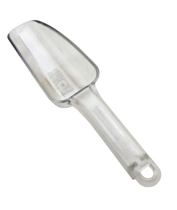 Ice Scoop, 6 oz Clear Polycarb