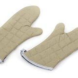 Flameguard Tan Oven Mitt, 17"