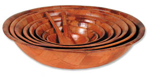 Woven Wood Bowls