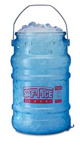 Saf-T-Ice Tote, 6 Gallon