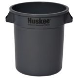 10 Gallon Round Can Grey (6 ea/pk) NSF STD 21 & 2, FDA & USDA Approved