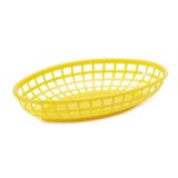 Oval Food Basket Yellow (654) (3 dz/cs) NSF