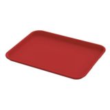 Fast Food Tray 10" x 14" Red (1 dz/cs) NSF